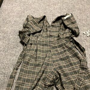 SOLD Bishop + Young Plaid Women's Jumpsuit